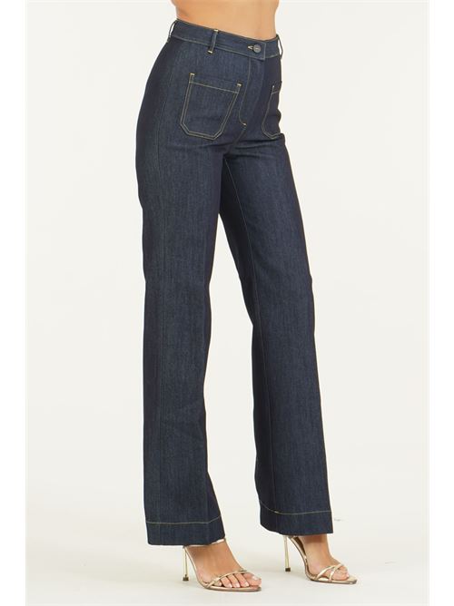 Pantalone in denim The First | BERNADENIM BLU